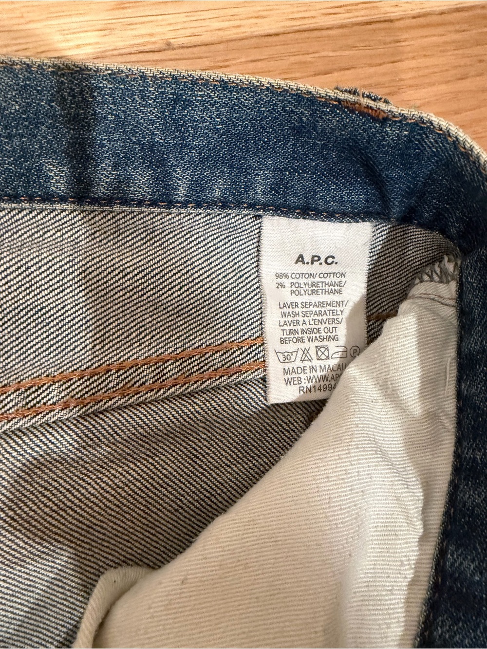 A.P.C. Petit New Standard Fit Jeans - Picture 3 of 6